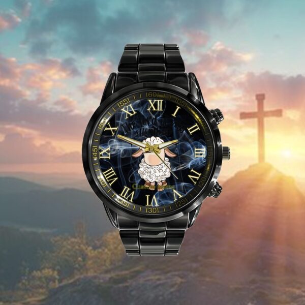 Easter Day Jesus Christian Faith The Lord Is My Shepherd Watch, Christian Watch, Religious Watches, Jesus Watch