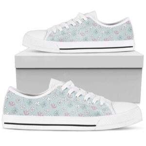 Elegantly Styled Cute Flowers Women’s Low Top…