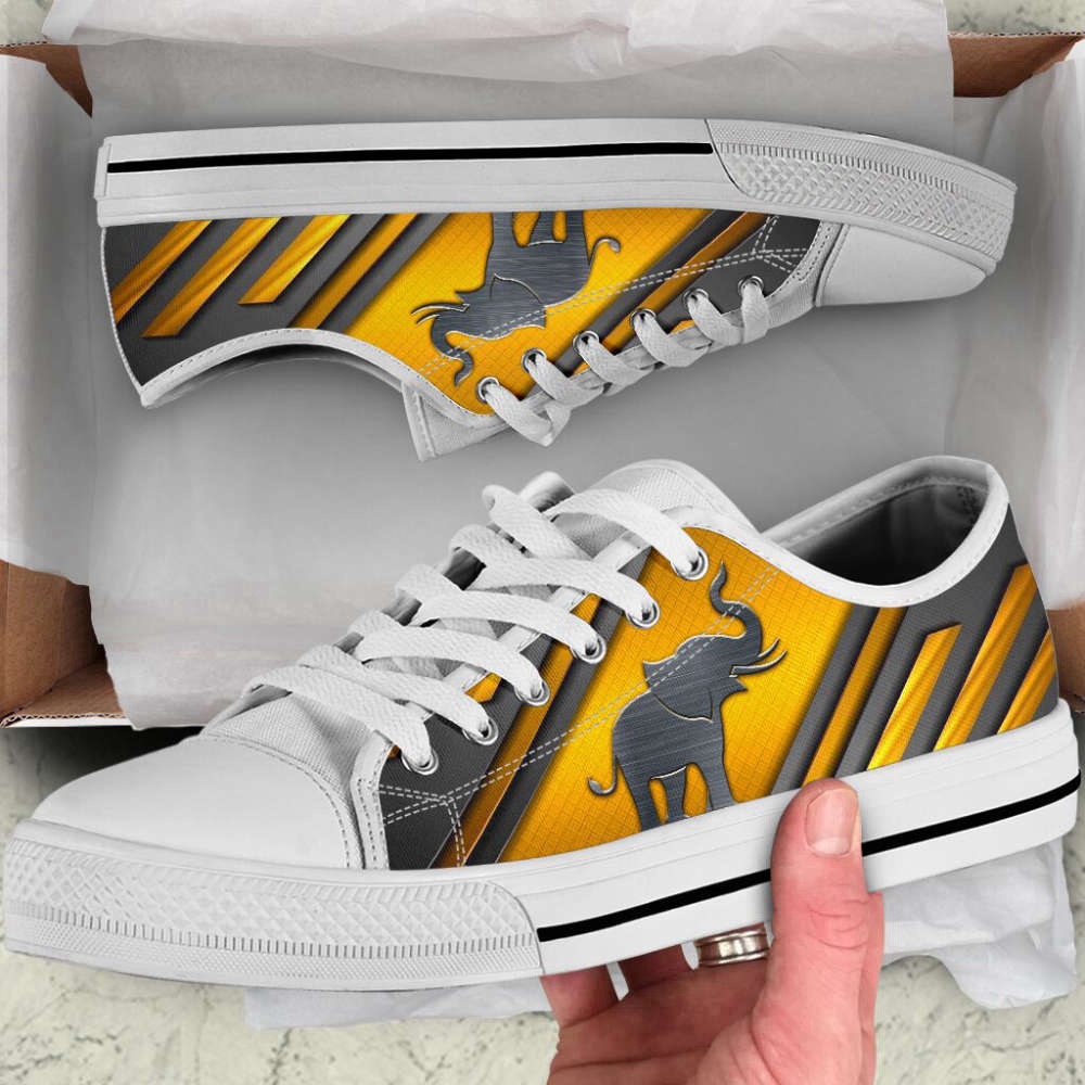 Elephant Metalwaffle Low Top Shoes Canvas Print Lowtop Casual Shoes, Low Tops, Low Top Sneakers Elephant Metalwaffle Low Top Shoes Canvas Print Lowtop Casual Shoes, Low Tops, Low Top Sneakers