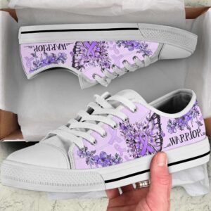 Epilepsy Cancer Shoes Butterfly Flower Low Top Shoes Canvas Shoes Low Top Designer Shoes Low Top Sneakers 2 o5slec.jpg
