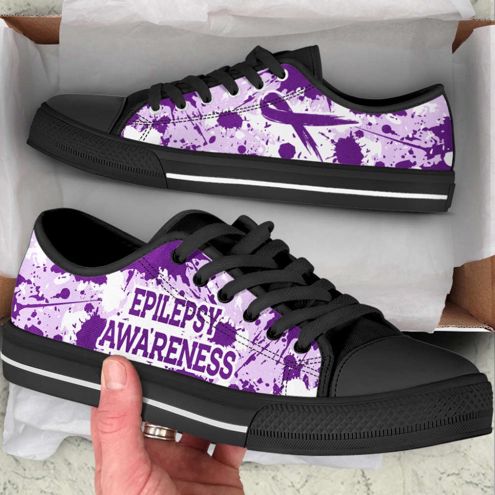 Epilepsy Shoes A Splash Low Top Shoes Canvas Shoes, Low Top Designer Shoes, Low Top Sneakers