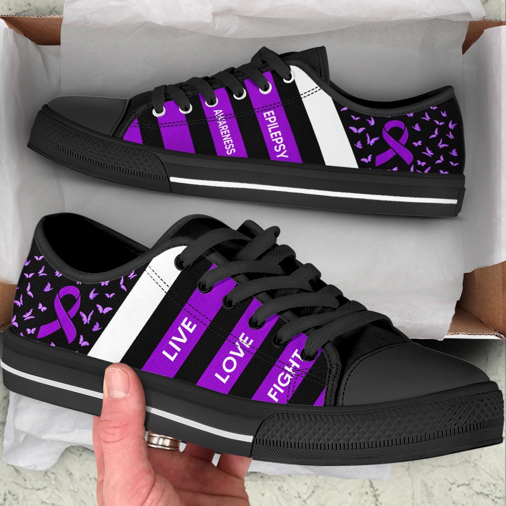 Epilepsy Shoes Plaid Low Top Shoes, Low Top Designer Shoes, Low Top Sneakers