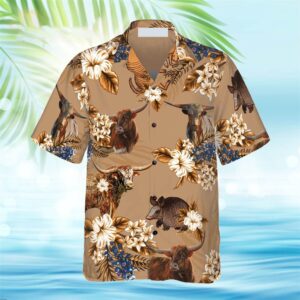 Everything’s More In Texas Armadillo And Longhorn…