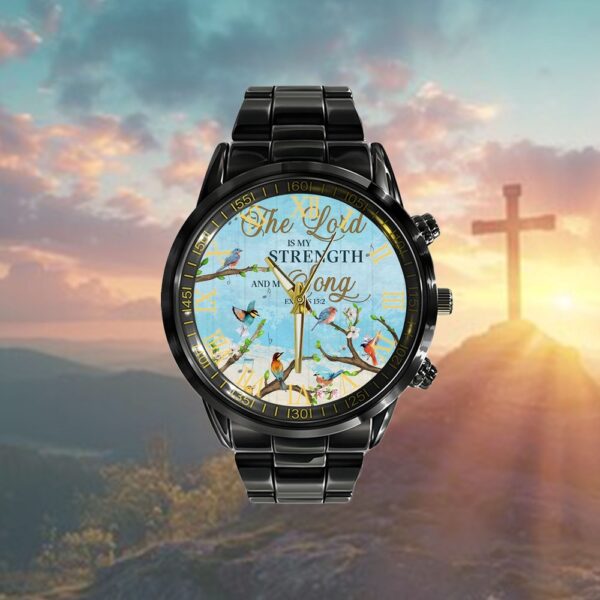 Exodus 152 The Lord Is My Strength And My Song Watch, Christian Watch, Religious Watches, Jesus Watch