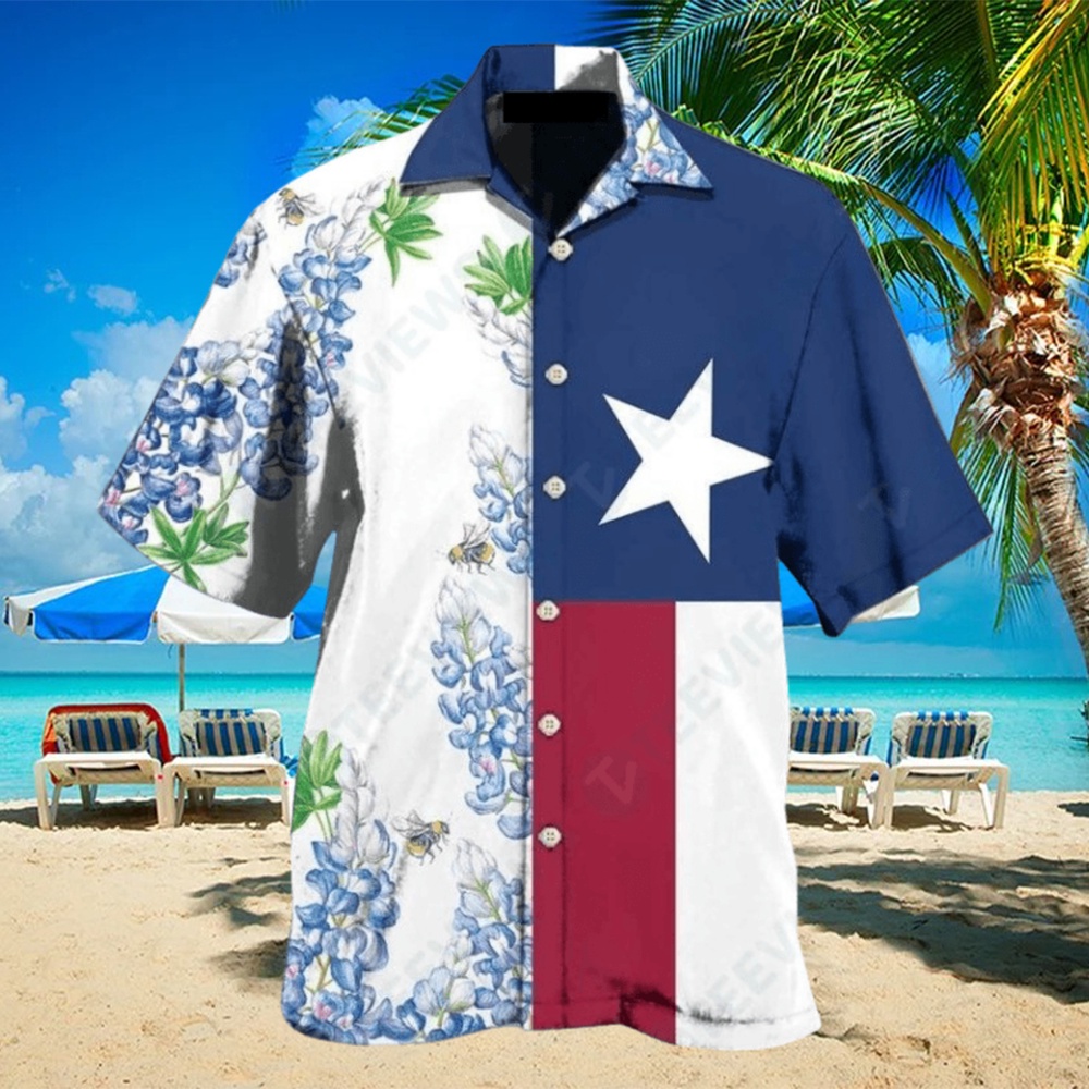 Experience the Hawaiian Life Style with Teeviews Texas Peace High End Shirts, Texas Hawaii Shirt, Texas Shirt