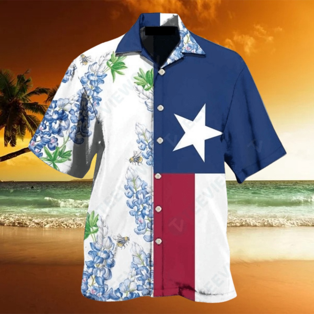 Experience the Hawaiian Life Style with Teeviews Texas Peace High End Shirts, Texas Hawaii Shirt, Texas Shirt