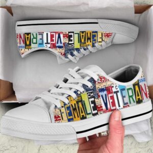 Female Veteran Low Top Shoes, Low Top…