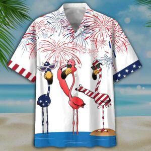Flamingo Hawaiian Shirt, Independence Day Is Coming,…