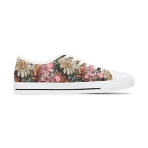 Floral Sneakers,Floral Shoes, Women Shoes, Low Top…