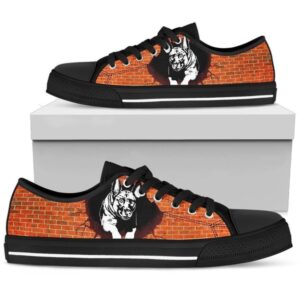 German Shepherd-Inspired Women’s Low Top Shoe Sleek…