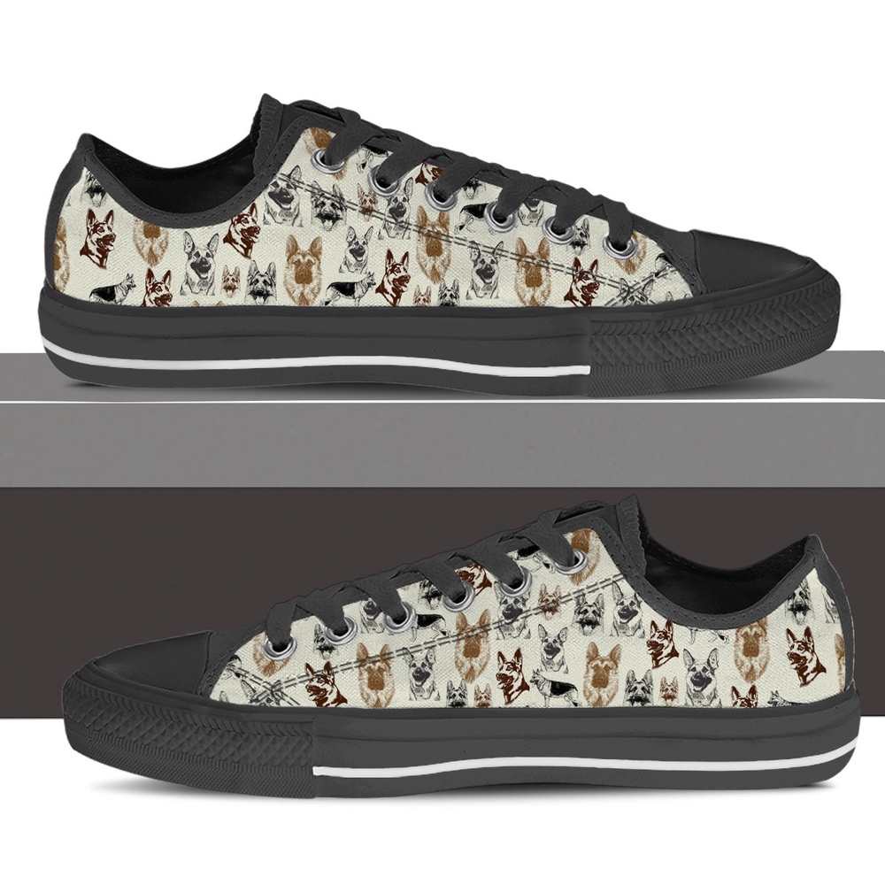 German Shepherd Low Top Shoes, Low Top Sneaker, Designer Low Top Shoes, Low Top Sneakers German Shepherd Low Top Shoes, Low Top Sneaker, Designer Low Top Shoes, Low Top Sneakers