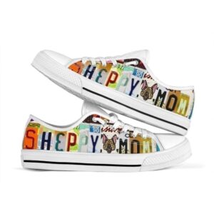 German Shepherd Mom Shoes Low Top Style…
