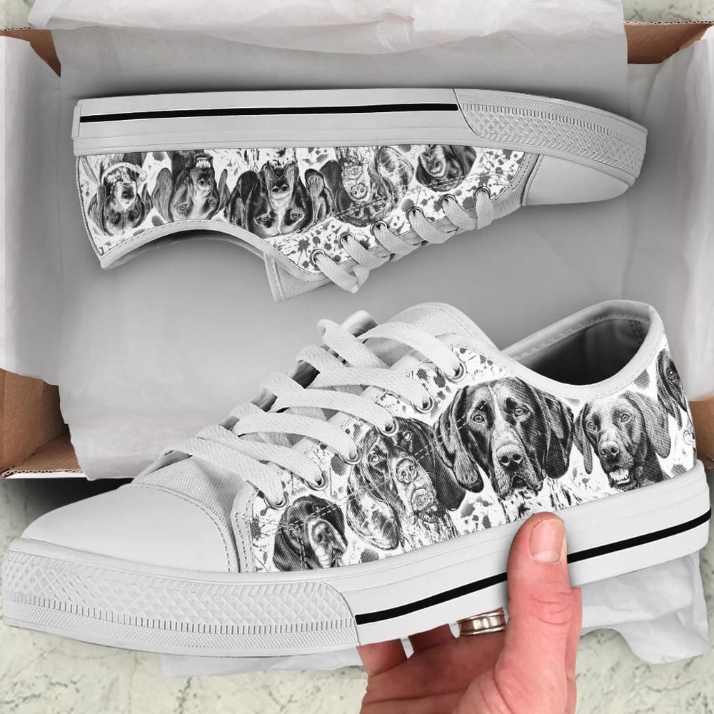 German Shorthaired Pointer Low Top Shoes, Lowtop Casual Shoes Gift For Adults, Designer Low Top Shoes, Low Top Sneakers German Shorthaired Pointer Low Top Shoes, Lowtop Casual Shoes Gift For Adults, Designer Low Top Shoes, Low Top Sneakers