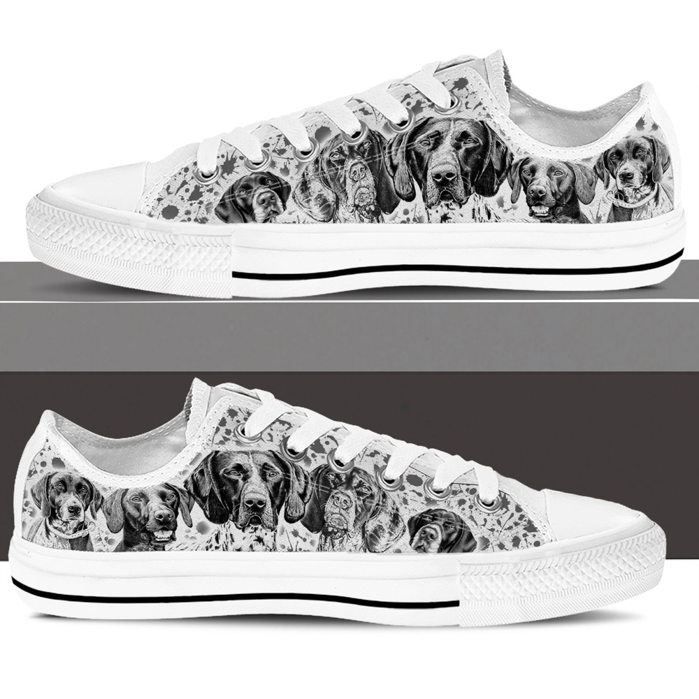 German Shorthaired Pointer Low Top Shoes, Lowtop Casual Shoes Gift For Adults, Designer Low Top Shoes, Low Top Sneakers German Shorthaired Pointer Low Top Shoes, Lowtop Casual Shoes Gift For Adults, Designer Low Top Shoes, Low Top Sneakers