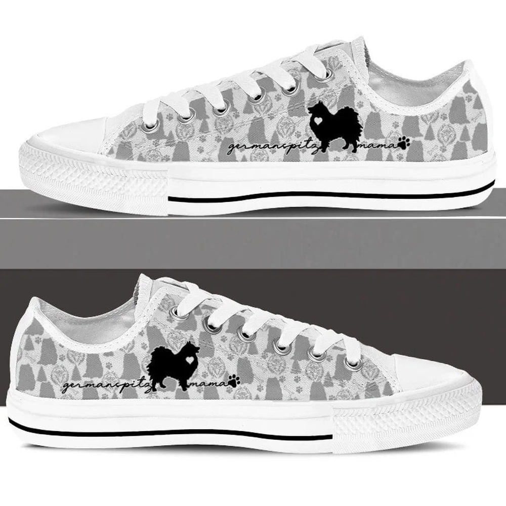 German Spitz Low Top Shoes, Designer Low Top Shoes, Low Top Sneakers German Spitz Low Top Shoes, Designer Low Top Shoes, Low Top Sneakers