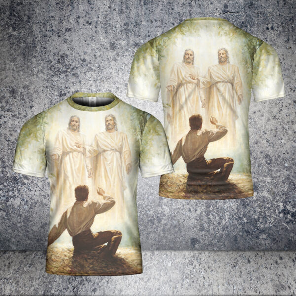 God as exalted man – LDS Theology 3D T-shirt