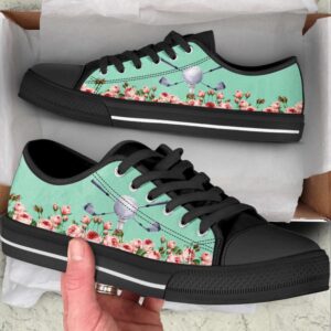 Golf Flower Low Top Shoes Canvas Print Lowtop Trendy Fashion Low Top Sneakers Sneakers Low Top 2 wudlyp.jpg