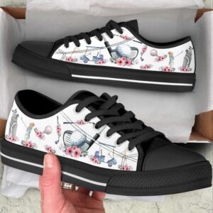 Golf Watercolor Flower Low Top Shoes Stylish Canvas Print Low Top Sneakers Sneakers Low Top 2 j4rcs5.jpg