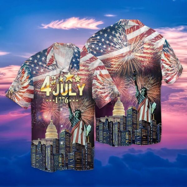 Happy 4Th Of July Independence Day American Flag Hawaiian Shirt, 4th Of July Hawaiian Shirt, 4th Of July Shirt