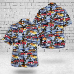 Harlingen, Texas, Harlingen Fire Department Hawaiian Shirt,…