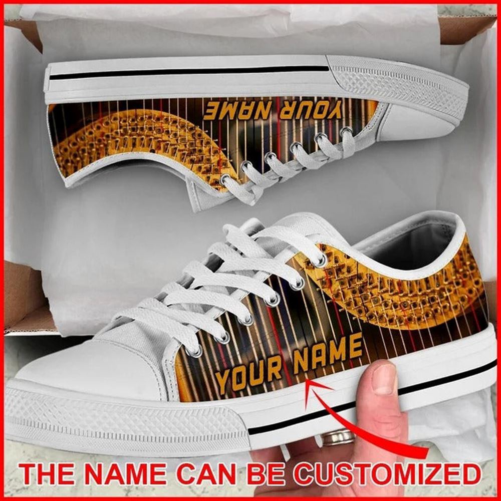 Harp Shortcut Personalized Canvas Low Top Shoes, Low Top Designer Shoes, Low Top Sneakers Harp Shortcut Personalized Canvas Low Top Shoes, Low Top Designer Shoes, Low Top Sneakers