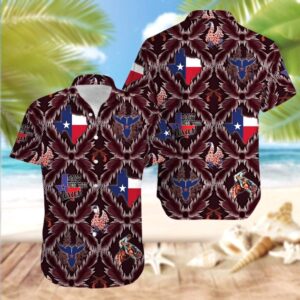 Hawaiian Aloha Shirt All About Texas, Texas…