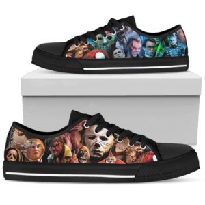 Horror Characters Low Top Shoes Custom Horror…