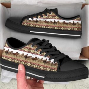 Horse Fabric Patterns Low Top Shoes Canvas Print Lowtop Casual Shoes Low Tops Low Top Sneakers 2 mlgzdn.jpg