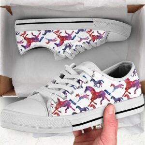 Horse Watercolor Low Top Shoes Low Tops Low Top Sneakers 2 v8exre.jpg