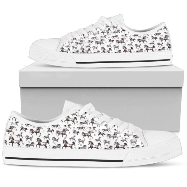 Horse Women s Low Top Shoe Stylish and Comfortable Equestrian Footwear, Low Tops, Low Top Sneakers