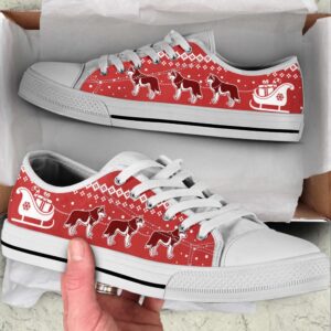 Husky Dog Christmas Reindeer Gift Car Low Top Shoes Canvas Sneakers Designer Low Top Shoes Low Top Sneakers 2 ole50b.jpg