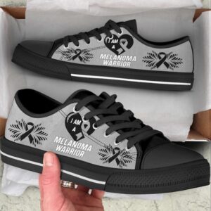 I Am A Melanoma Shoes Warrior Low Top Shoes Canvas Shoes Low Top Designer Shoes Low Top Sneakers 2 yohotf.jpg