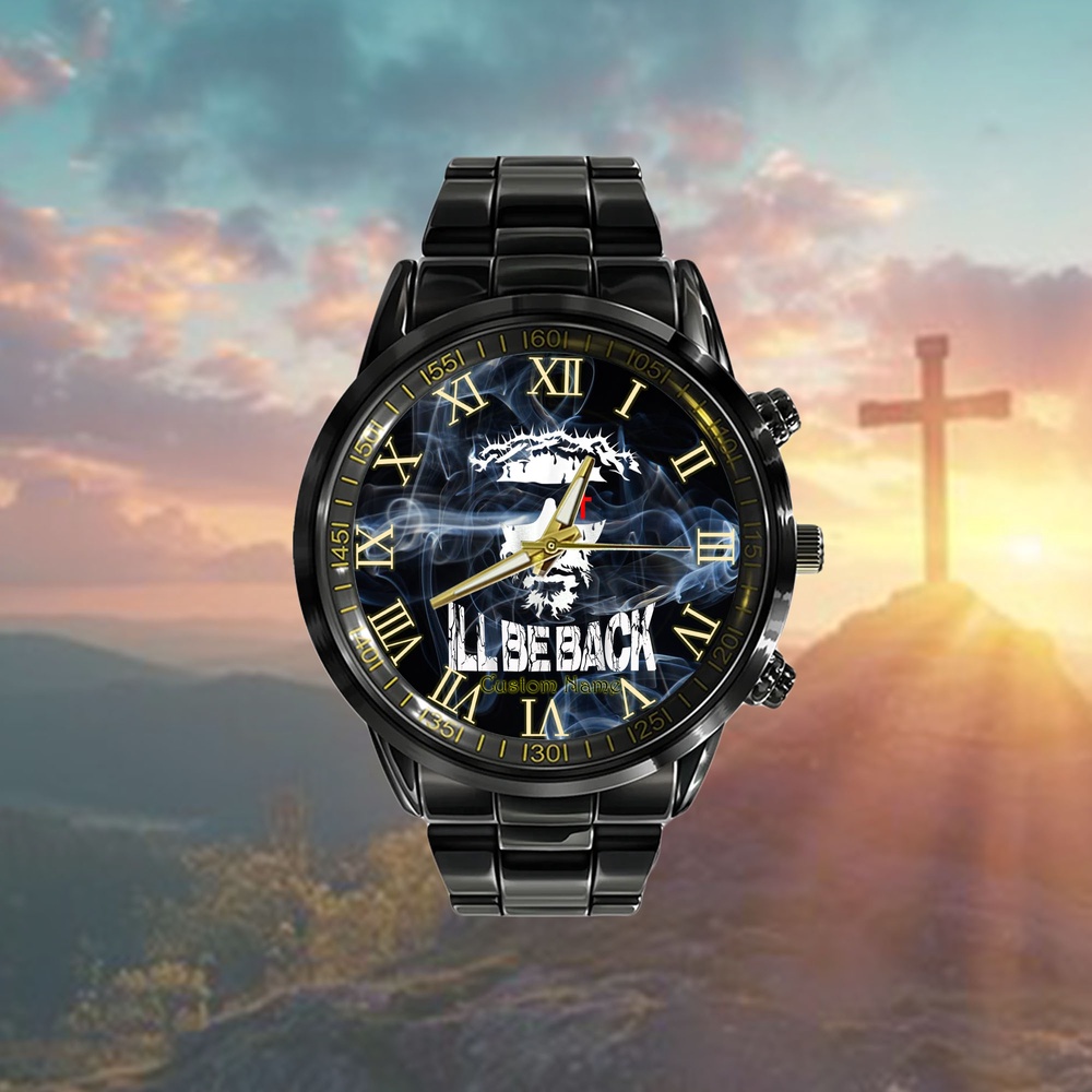 I’ll be Back Jesus Christ faith based Christian design Watch, Christian Watch, Religious Watches, Jesus Watch I’ll be Back Jesus Christ faith based Christian design Watch, Christian Watch, Religious Watches, Jesus Watch