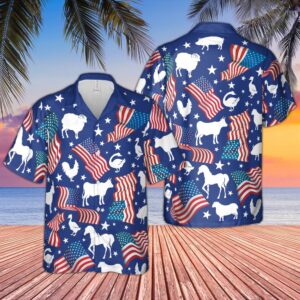 Independence Day 3D Hawaiian Shirt Celebration For…