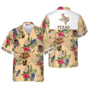 Insignia Bluebonnet Texas Hawaiian Shirts, Texas Hawaii…