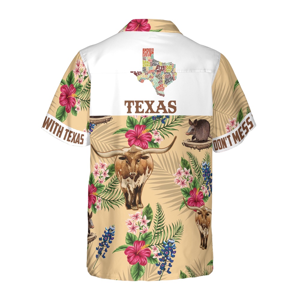 Insignia Bluebonnet Texas Hawaiian Shirts, Texas Hawaii Shirt, Texas Shirt