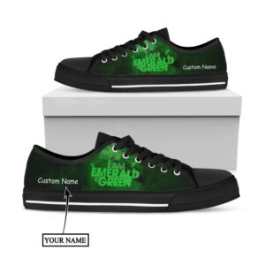 Irish St.Patrick I M Emerald Green Low Top Shoes Custom Name Low Top Designer Shoes Low Top Sneakers 2 g3bbyj.jpg