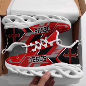 Jesus Black Red Running Sneakers Max Soul…