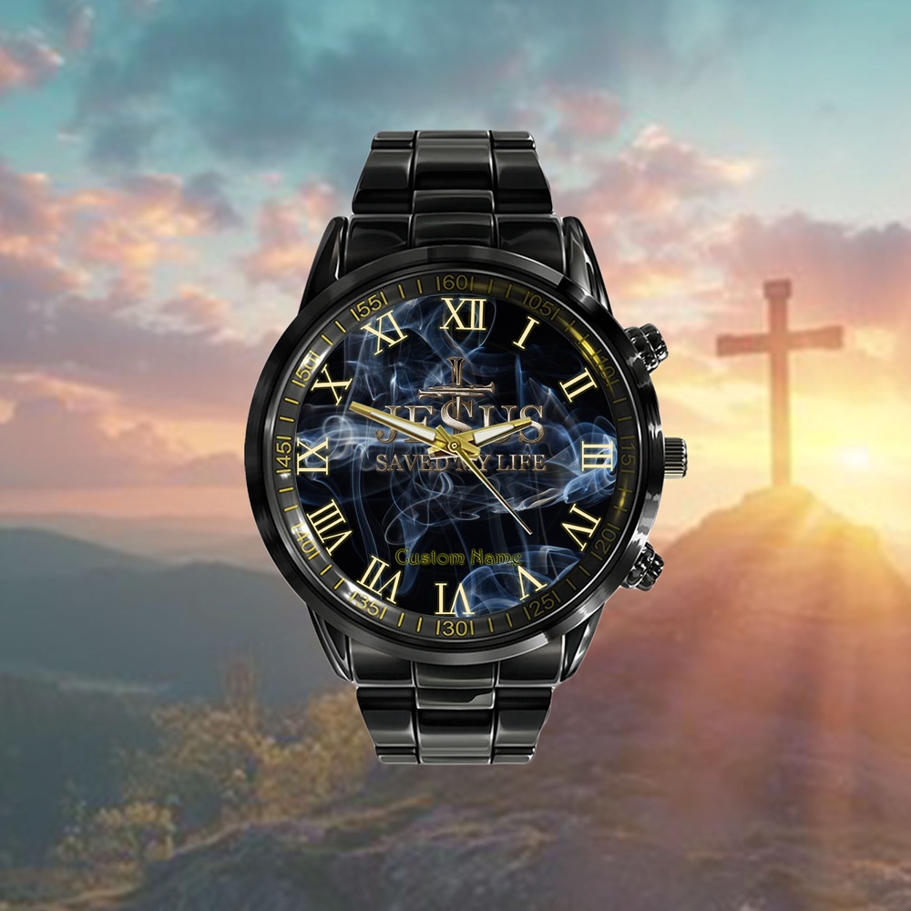 Jesus Christ Saved My Life Gift For Women Men Watch, Christian Watch, Religious Watches, Jesus Watch Jesus Christ Saved My Life Gift For Women Men Watch, Christian Watch, Religious Watches, Jesus Watch