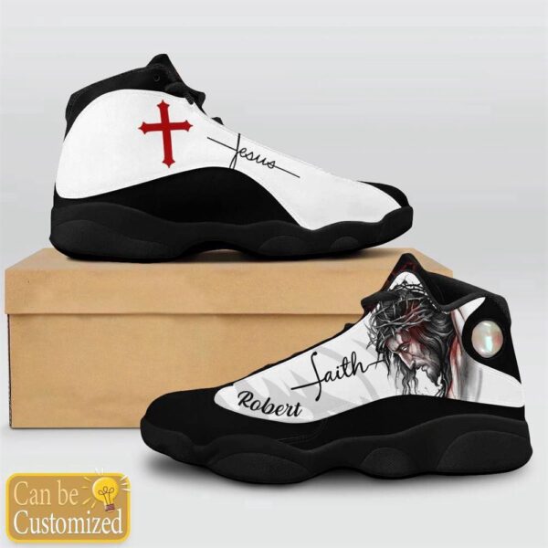 Jesus Faith Basic Custom Name Basketball Shoes For Jesus Lovers, Christian Basketball Shoes, Basketball Shoes 2024