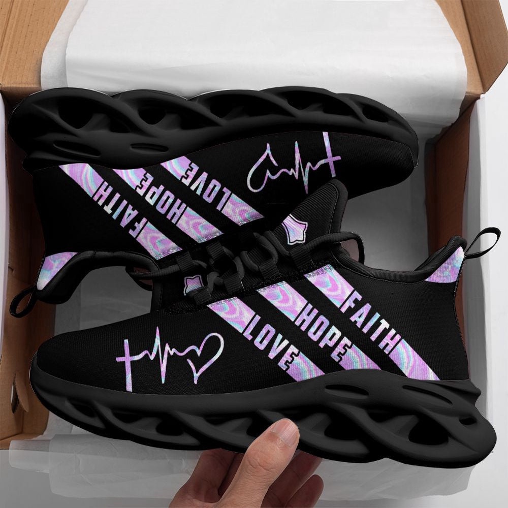 Jesus Faith Hope Love Running Sneakers Black Max Soul Shoes, Max Soul Sneakers, Max Soul Shoes Jesus Faith Hope Love Running Sneakers Black Max Soul Shoes, Max Soul Sneakers, Max Soul Shoes