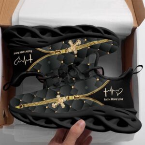 Jesus Faith Hope Love Running Sneakers Max…