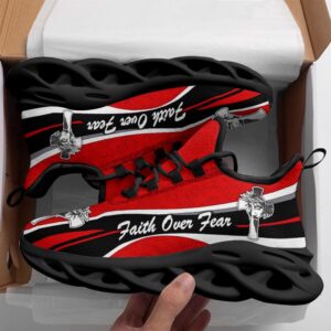 Jesus Faith Over Fear Running Sneakers Black Red Max Soul Shoes Max Soul Sneakers Max Soul Shoes 2 mol5fc.jpg
