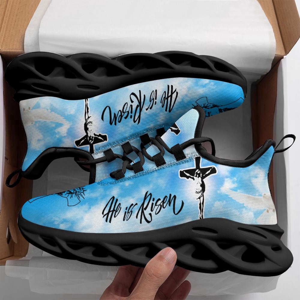 Jesus He Is Risen Running Sneakers Max Soul Shoes, Max Soul Sneakers, Max Soul Shoes