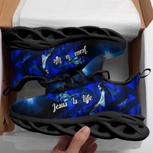 Jesus Is Life Running Sneakers Blue Max Soul Shoes Max Soul Sneakers Max Soul Shoes 2 vlgvs4.jpg