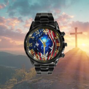 Jesus Lion American Flag Of Faith Watches,…