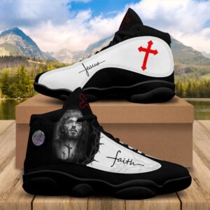 Jesus Portrait Art And Faith Basketball Shoes Christian Basketball Shoes Basketball Shoes 2024 2 wswxm7.jpg