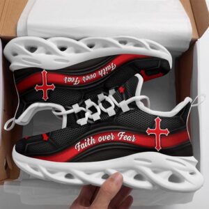 Jesus Running Black Red Sneakers 3 Max…