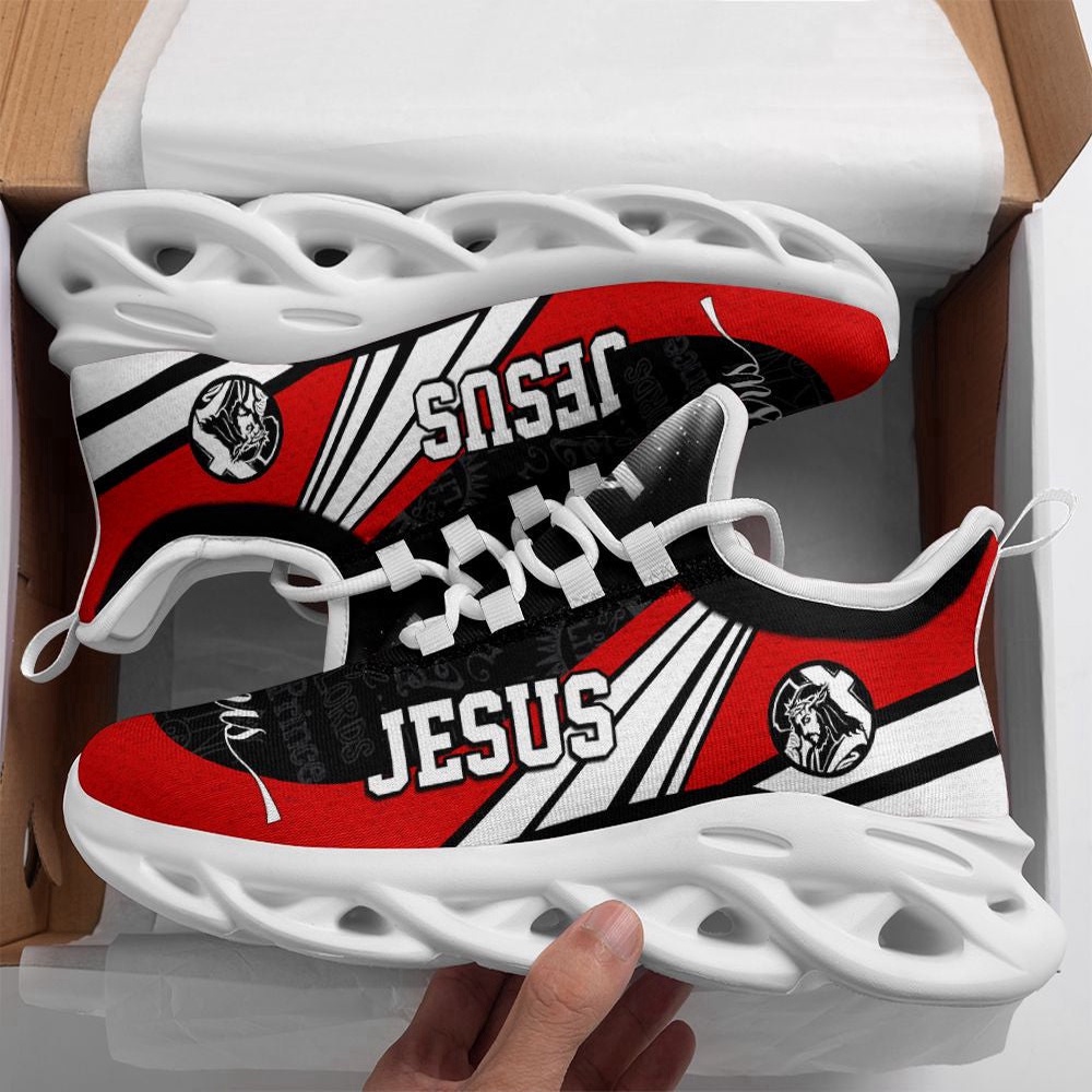 Jesus Running Sneakers Black And Red Max Soul Shoes, Max Soul Sneakers, Max Soul Shoes Jesus Running Sneakers Black And Red Max Soul Shoes, Max Soul Sneakers, Max Soul Shoes