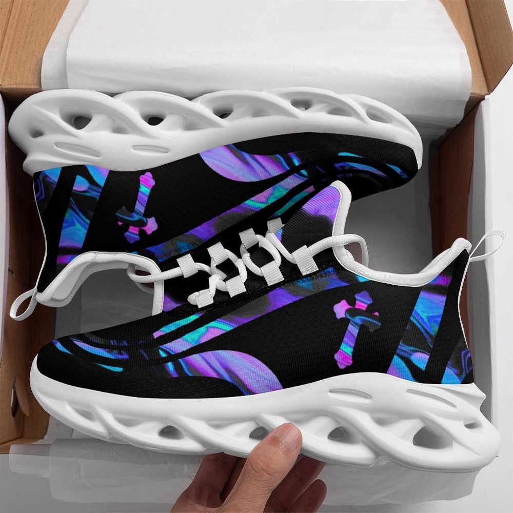 Jesus Running Sneakers Black Purple Max Soul Shoes, Max Soul Sneakers, Max Soul Shoes Jesus Running Sneakers Black Purple Max Soul Shoes, Max Soul Sneakers, Max Soul Shoes